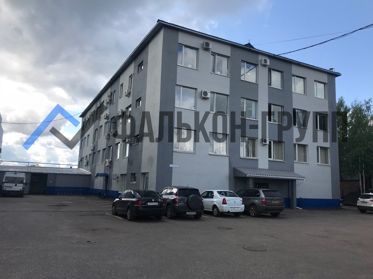 Текущий ремонт штукатурного фасада АБК - ФАЛЬКОН-ГРУПП