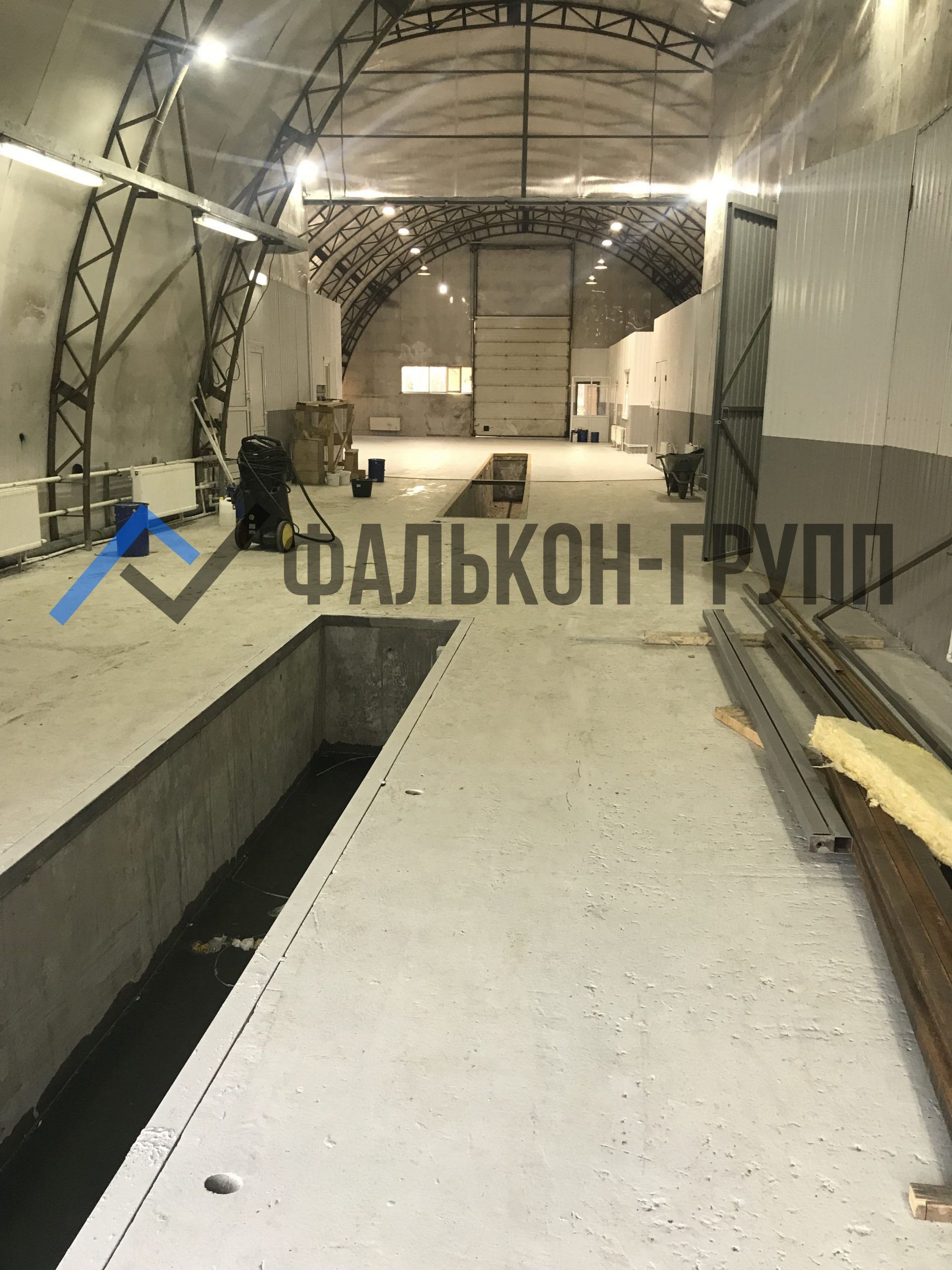 Кейс Устройство ЖБ смотровых ям грузового автосервиса -Falcon Groups